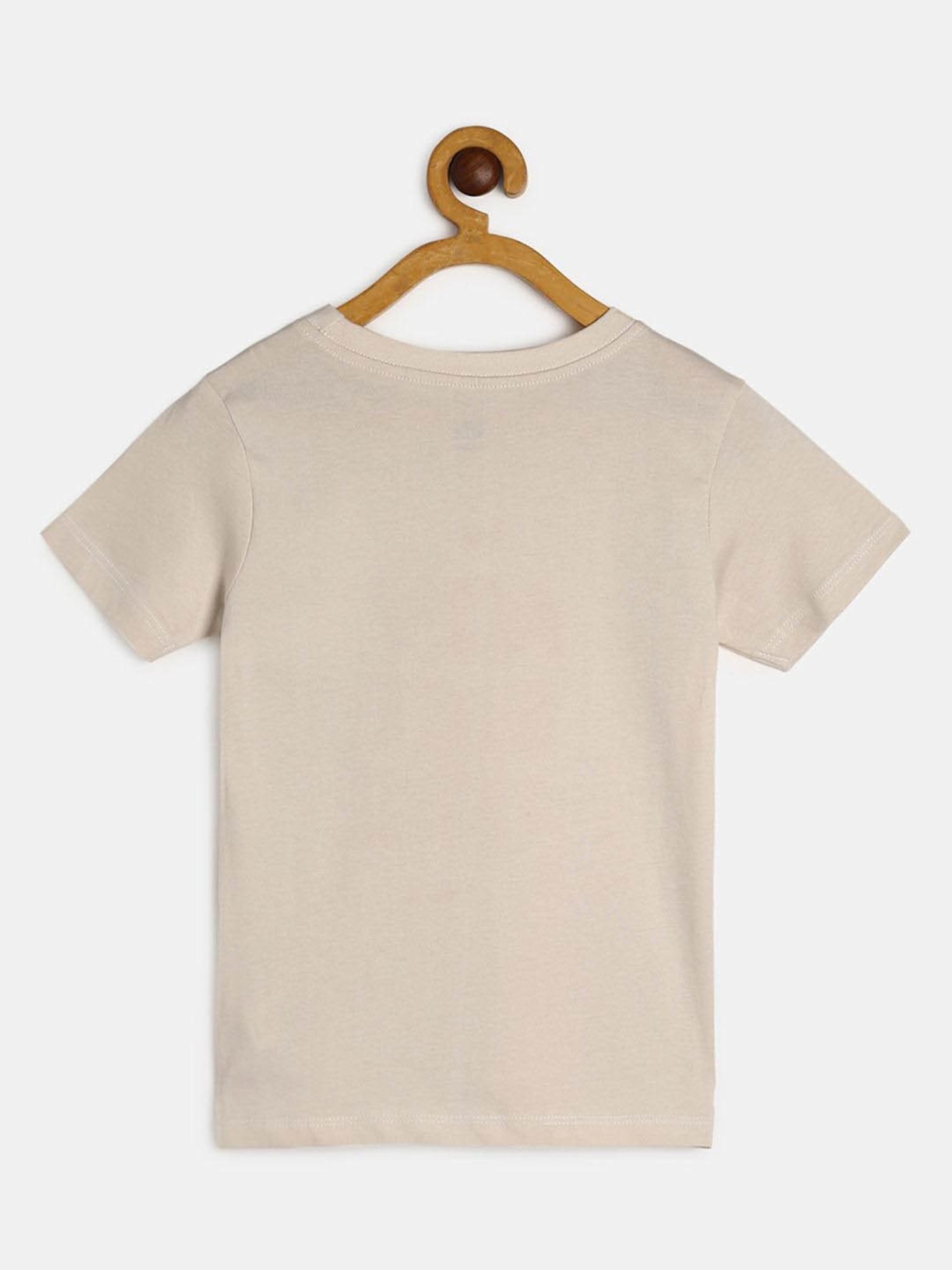 MINIKLUB Kids Beige Printed T-Shirt