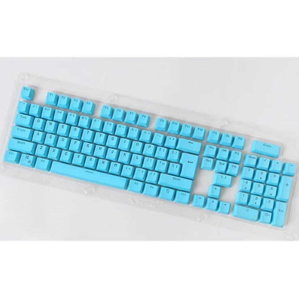 Bossi 104 Keys PBT Doubleshot Injection Keycaps Backlight Colors Replacement Keycaps for Mechanical Game Keyboard - Blue