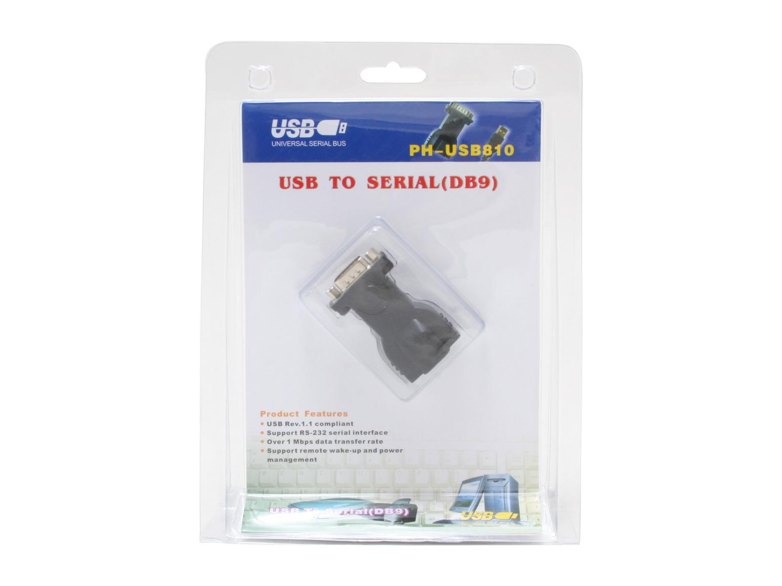 Link Depot Model USB-DB9 6 ft. USB To DB 9 Cable