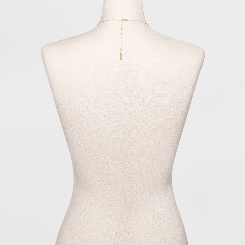 SUGARFIX by BaubleBar 14K Gold Plated Delicate Evil Eye Pendant Necklace - Gold