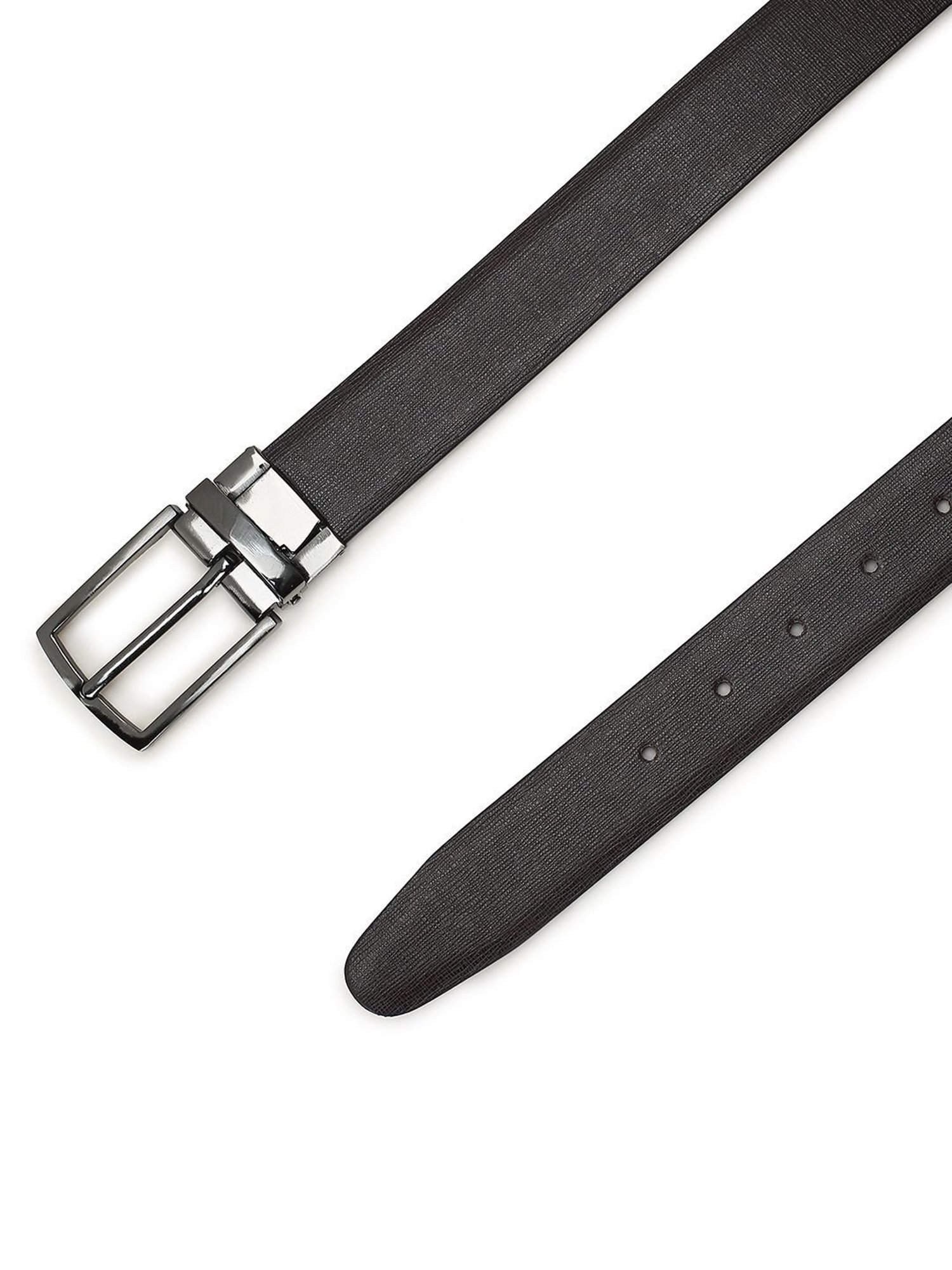 Crusset Black Formal Belt for Men