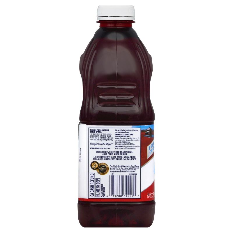 Ocean Spray Light Cranberry Juice - 64 fl oz Bottle