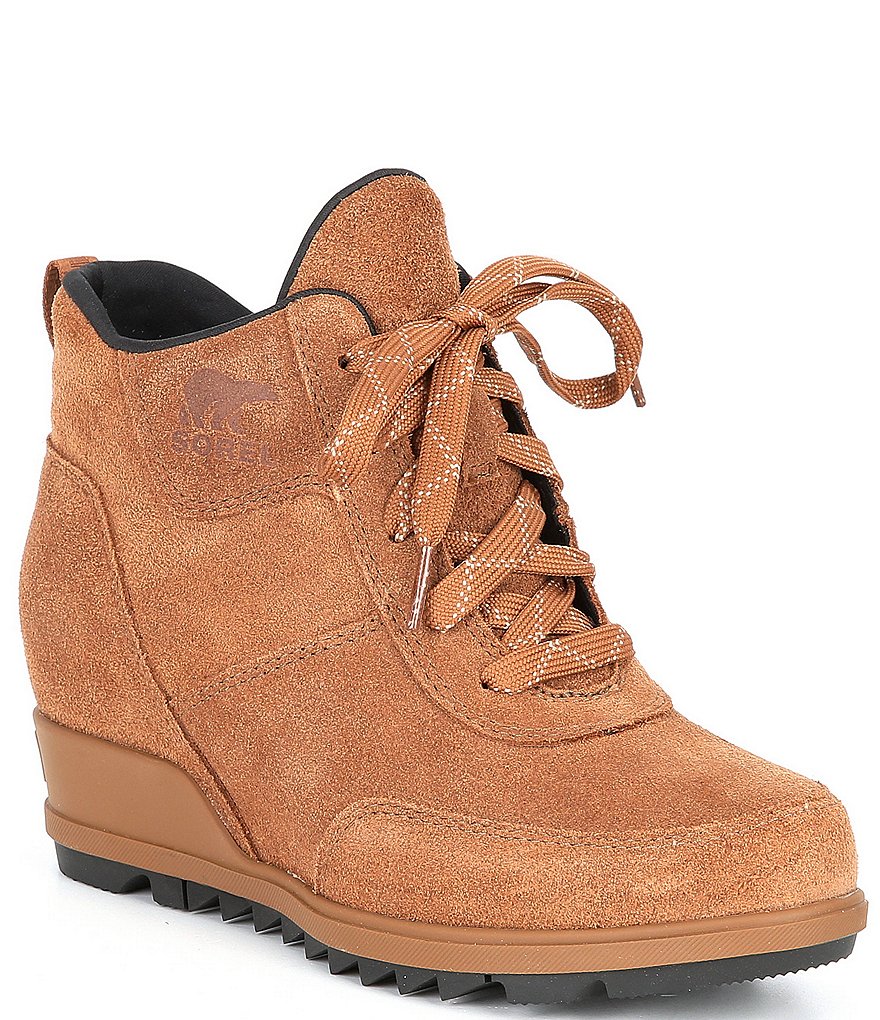 Sorel Evie Sport Lace Waterproof Wedge Booties