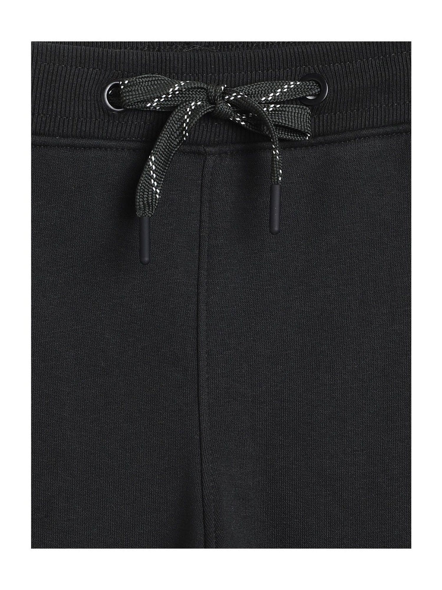 Octave Boys Black Printed Joggers