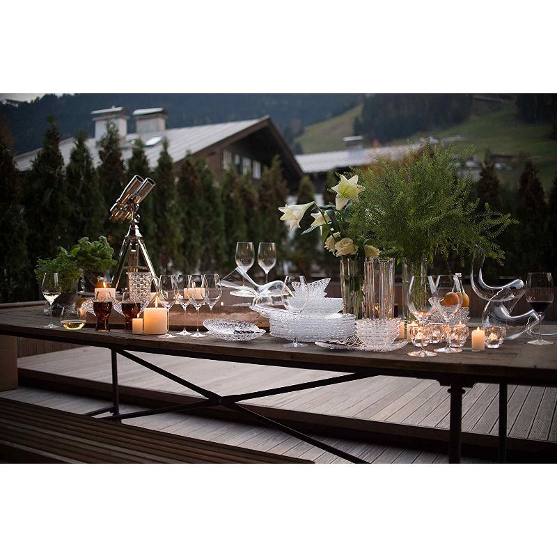 Riedel 8.5 Ounce Vinum Port Clear Crystal Sweet Dessert Wine Beverage Drink Glass Set for Port Wines with Unique Tulip Shaped Bowl, Set of 2