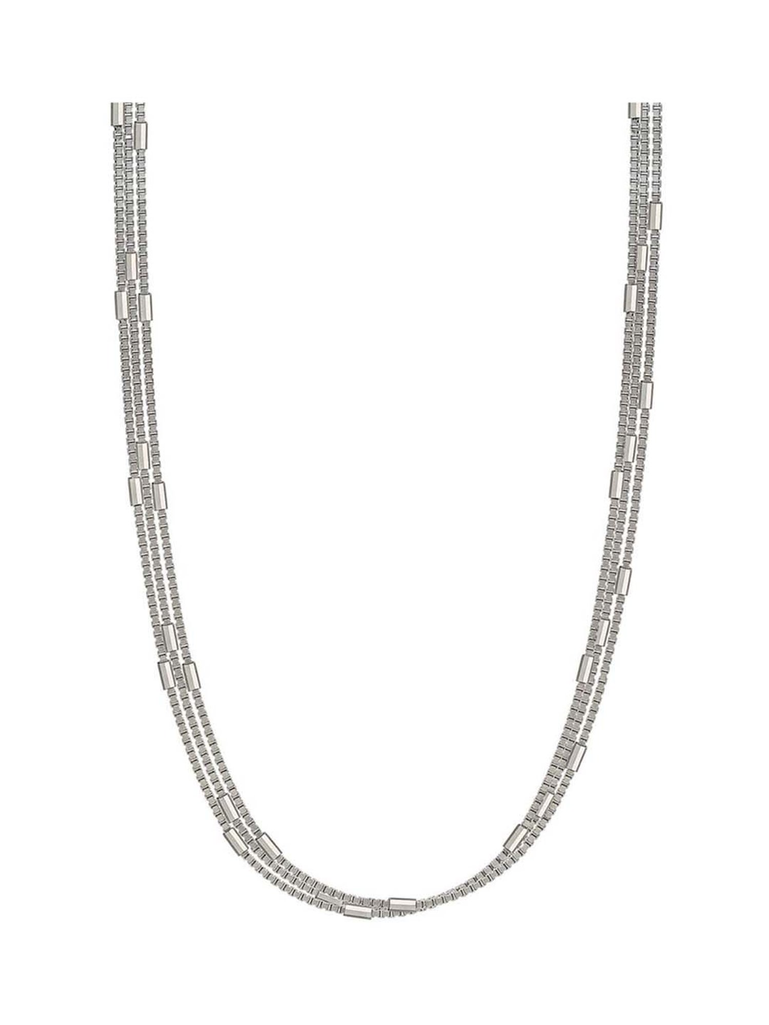 Zavya Sleek and Modern Golden Plated 92.5 Sterling Silver Box Chain