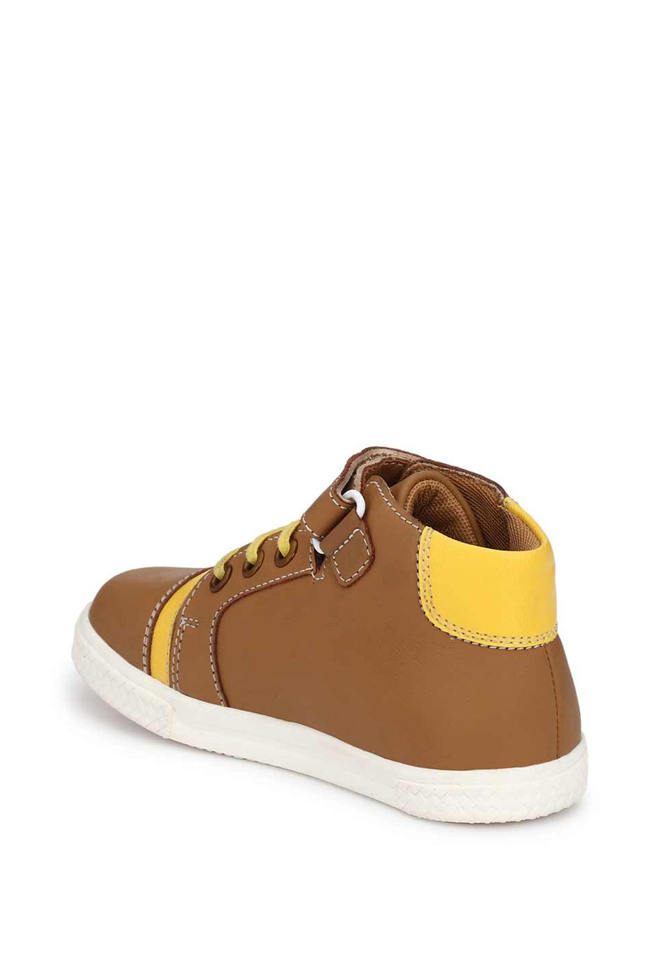 Tuskey Kids Tan Leather Sneakers