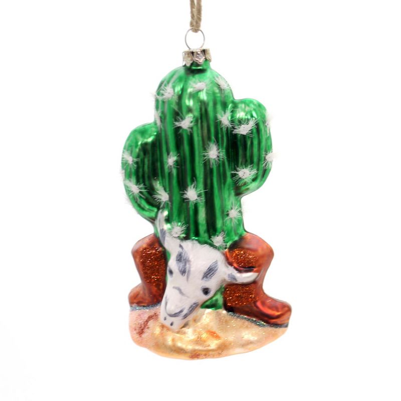 Holiday Ornaments 4.75" Giddyup Cactus Ornament Western Desert Boots  -  Tree Ornaments