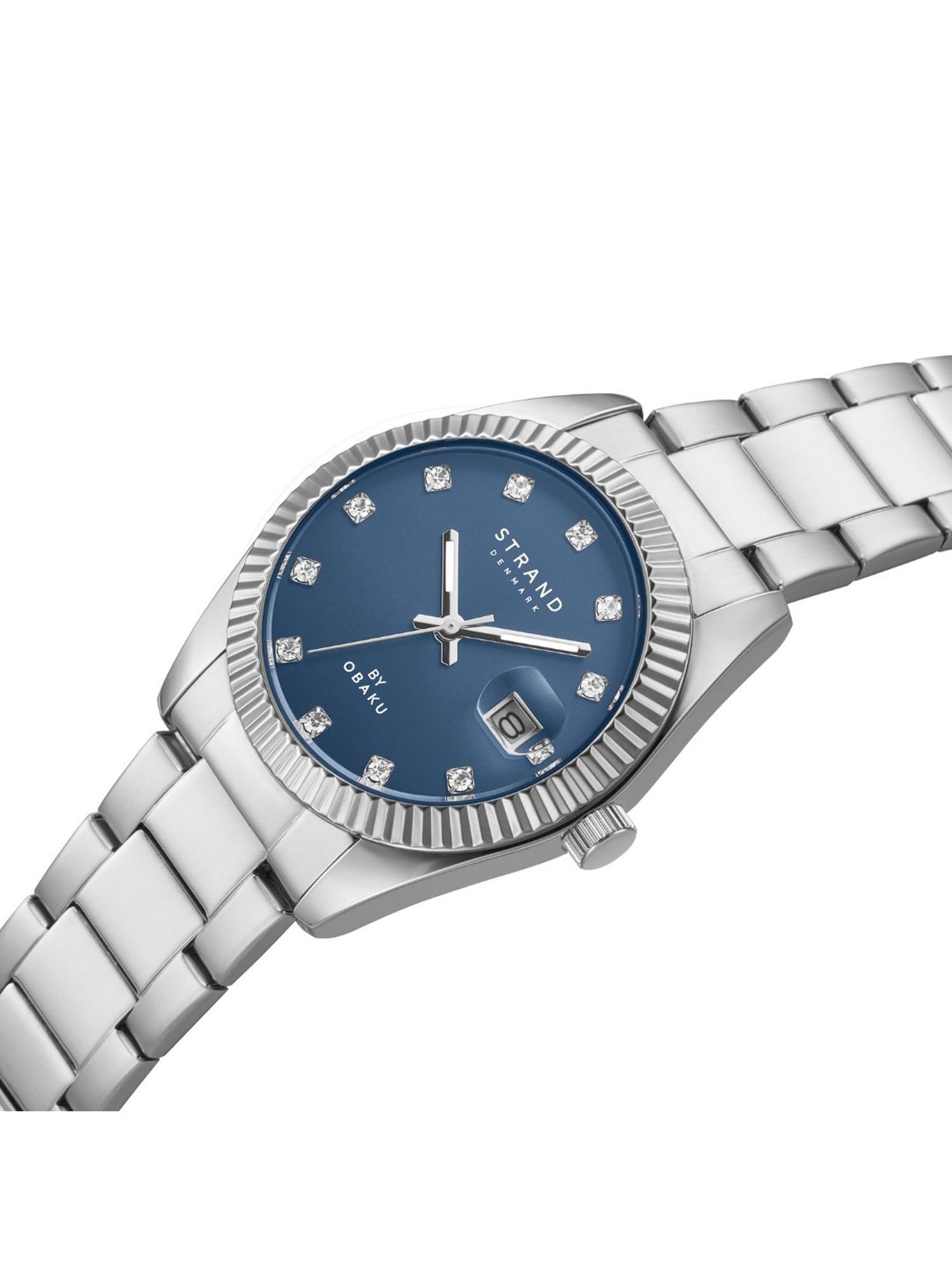 STRAND by Obaku S721LDCLSC Delmore Mini Denim Analog Watch for Women