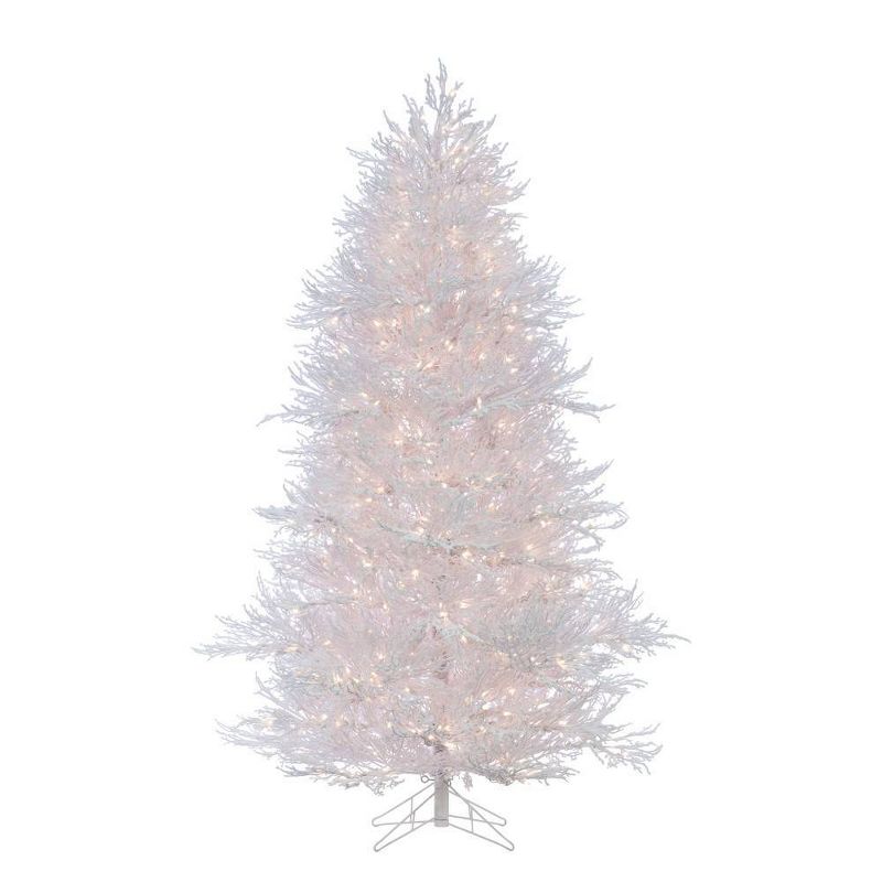 7ft Sterling Tree Company Full Lightly Flocked White Twig Tree Artificial Christmas Tree