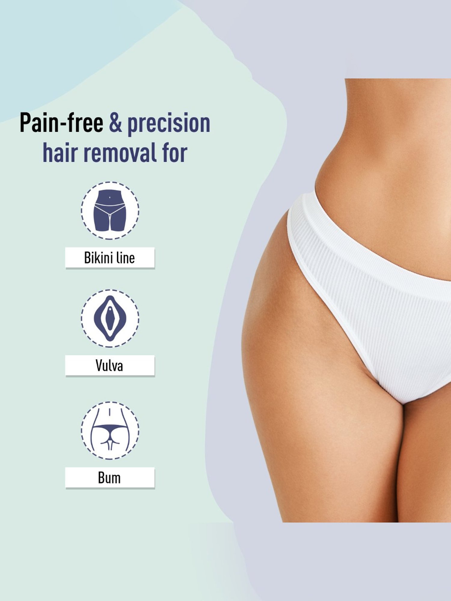 FEATHER Flamingo Eyebrow, Face, Nape Razor - 3 Piece - 150 gm