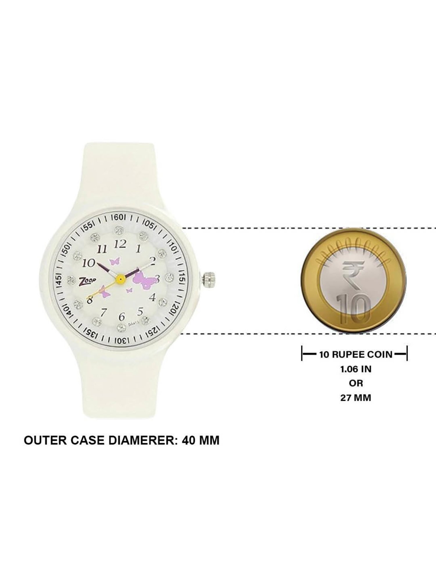 Zoop NSC4038PP02W Analog Watch for Girls