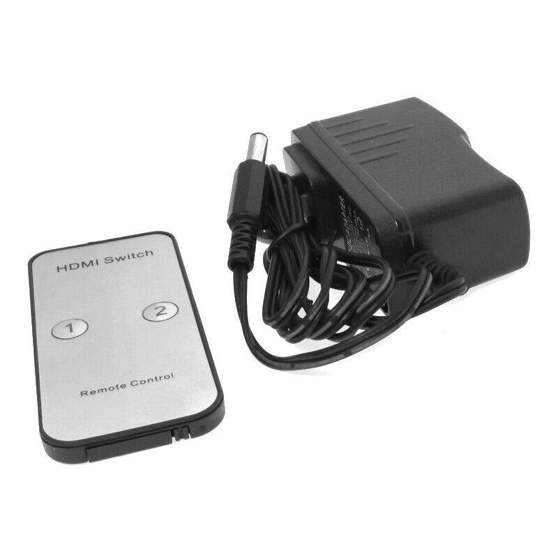 2X4 HDMI 3D True Matrix Switch Splitter 2 In Source 4 Out Display W/ Remote 4K