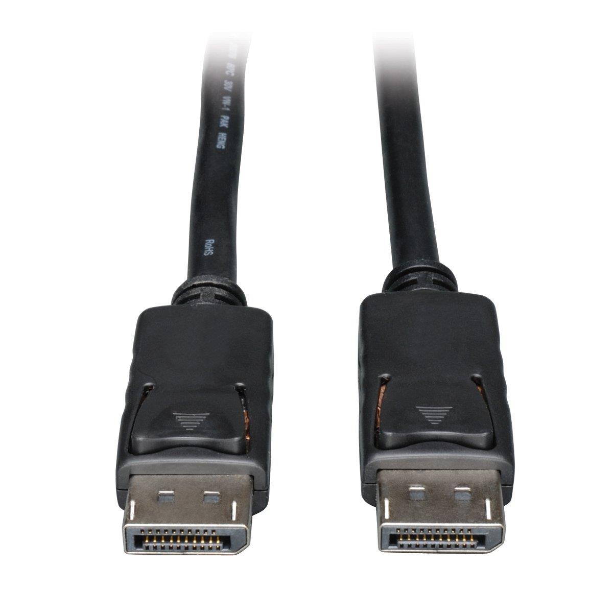 Tripp Lite DisplayPort Cable with Latches (M/M), DP to DP, 4K x 2K, 15-ft. (P580-015)
