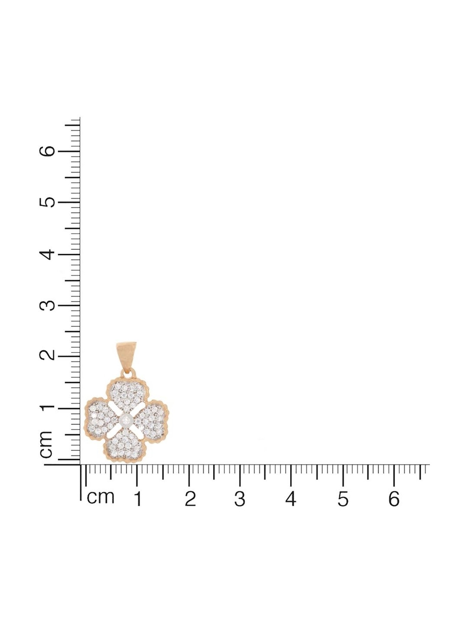 Anayra 92.5 Sterling Silver Flower Heart Pendant with Chain for Women