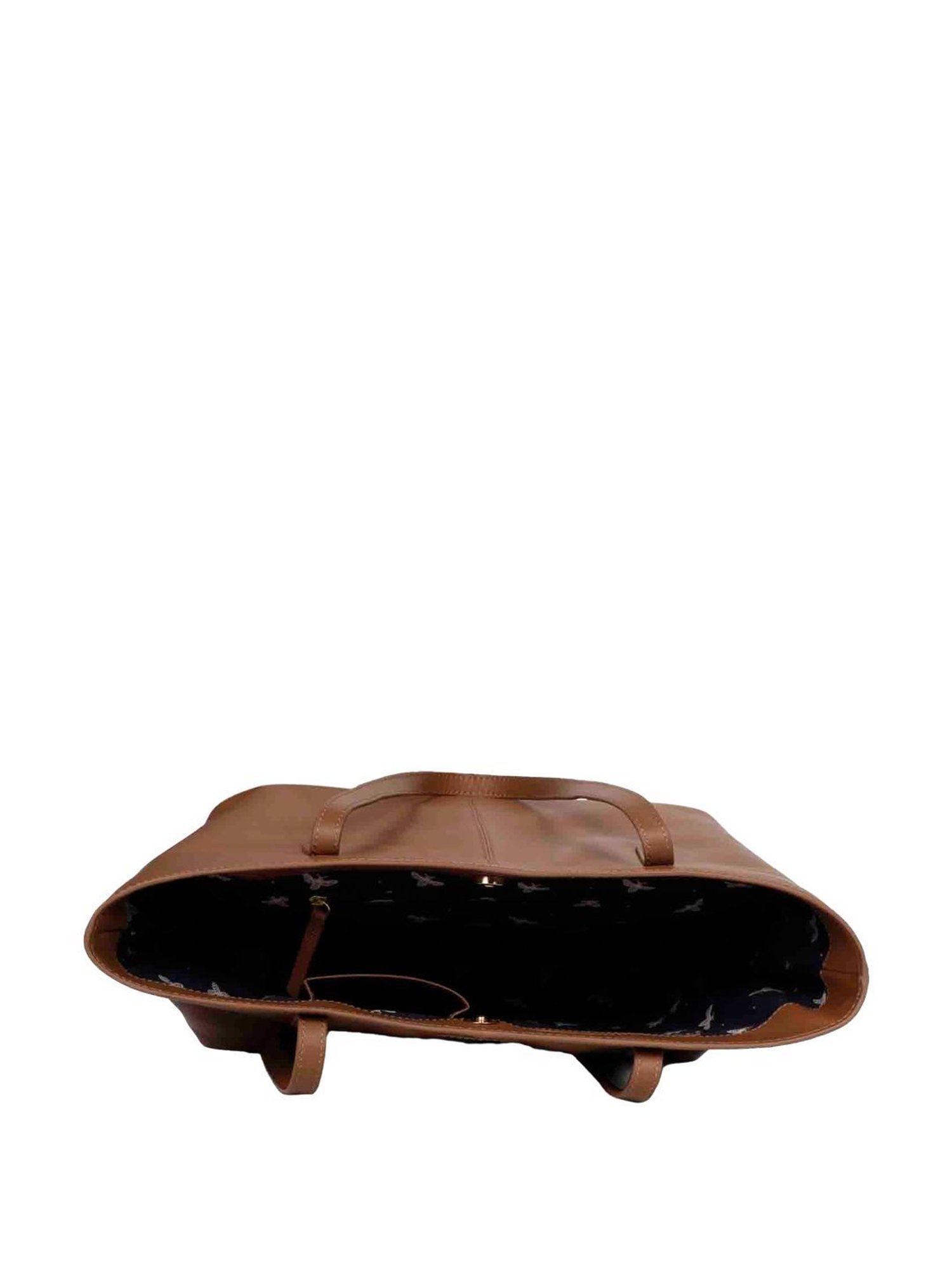 Favore Dark Brown Solid Medium Totes