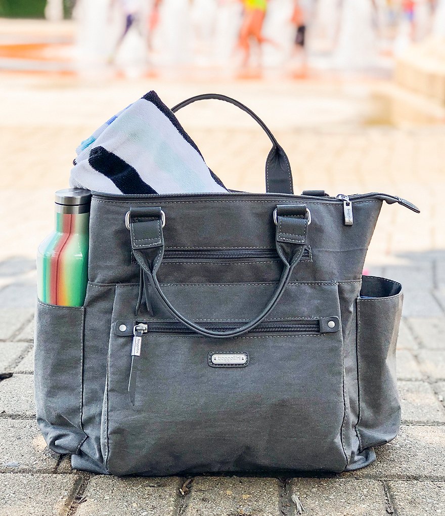 Baggallini 3-in-1 Convertible Backpack with RFID Phone Wristlet