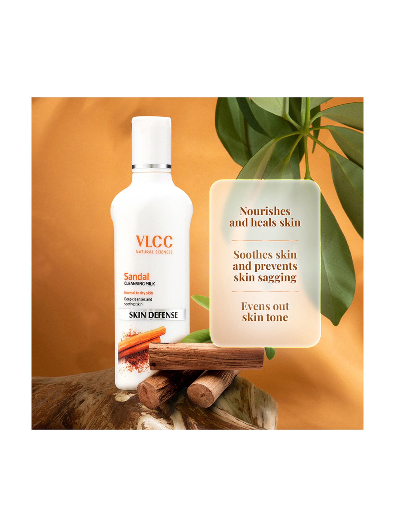 VLCC Sandal Cleansing Milk - Pack of 3