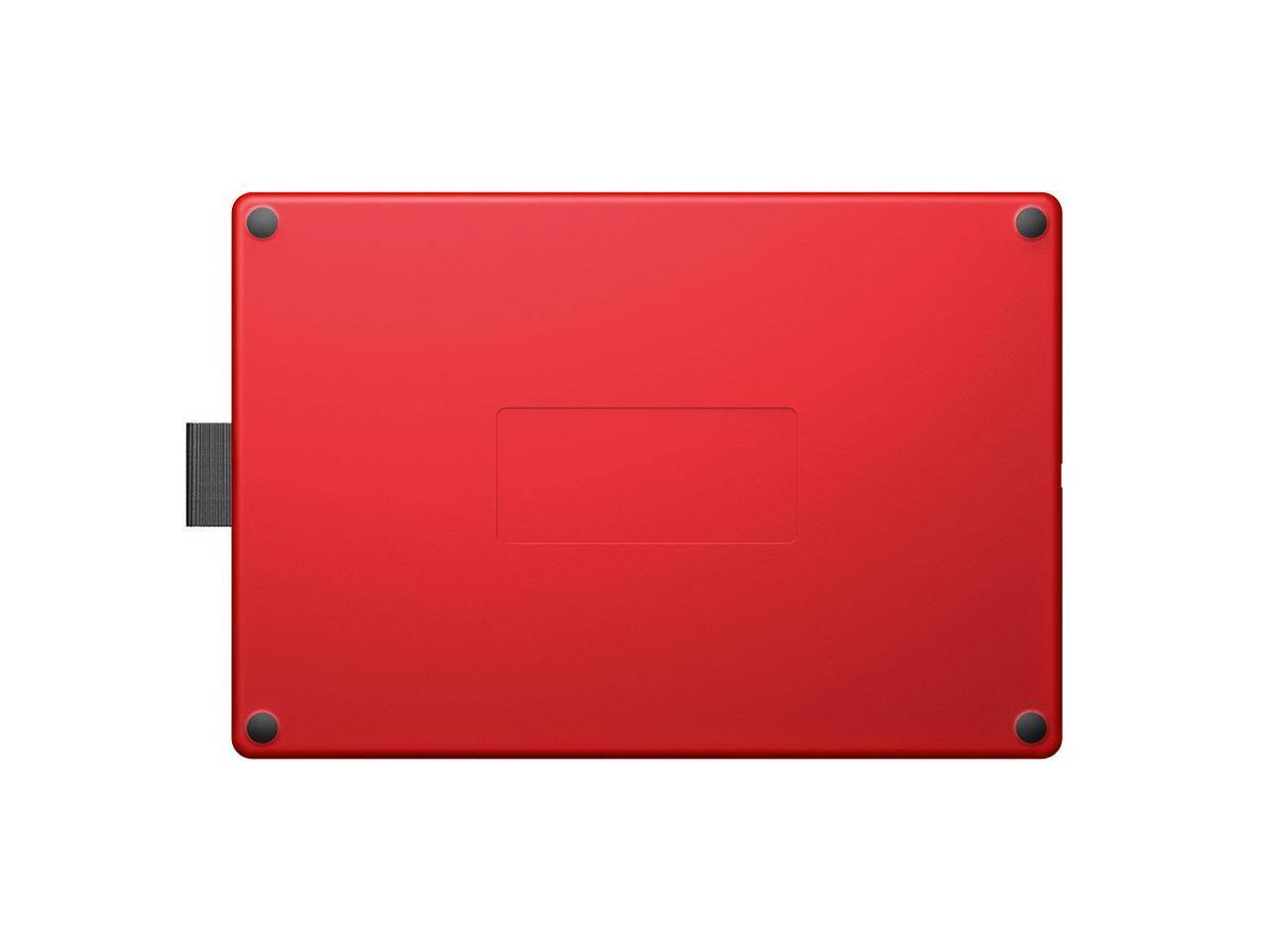 WACOM One By CTL-672/K0-CX Medium 8.5-inch x 5.3-inch Graphic Tablet Pen Pressure Levels 2048 (Red and Black)