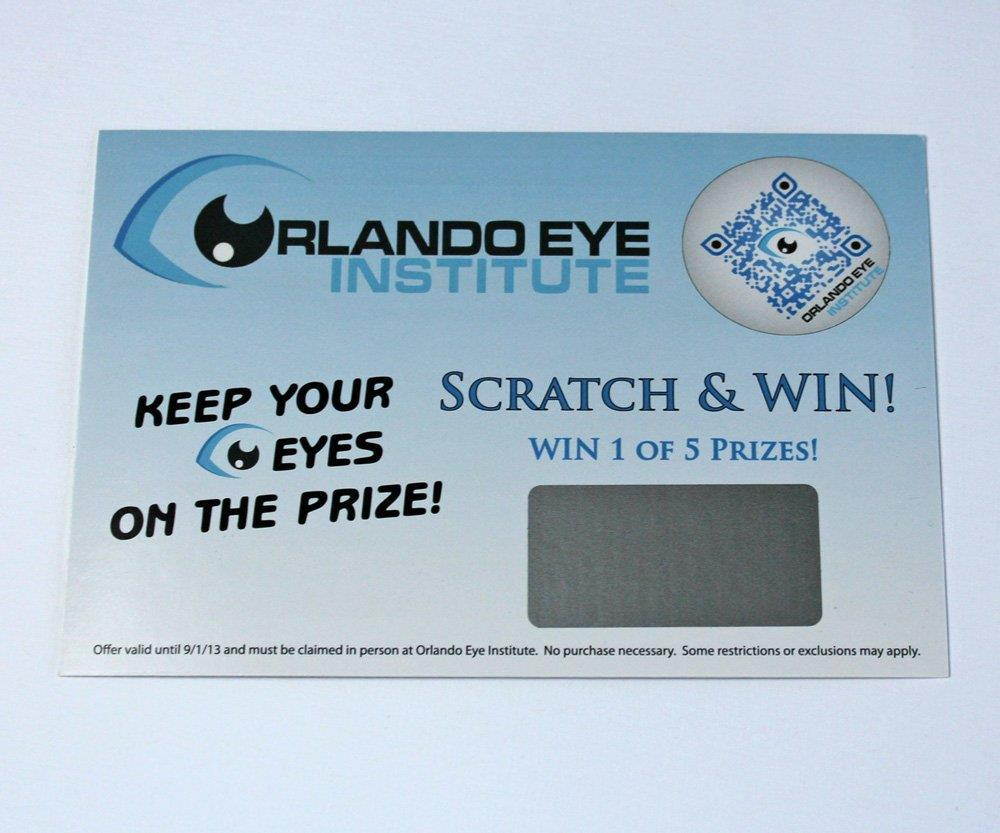 Silver 2" x 1" Rectangle Scratch Off Labels - Qty. Roll of 500 - My Scratch Offs