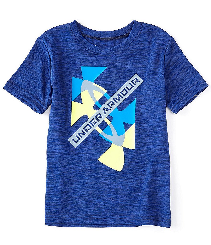 Under Armour Little Boys 2T-7 Short-Sleeve Symbol Overlap Tee