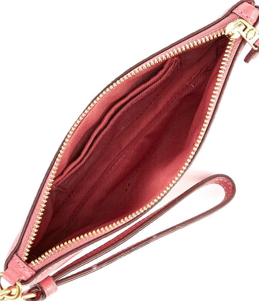 HOBO Link Leather Zip Wristlet