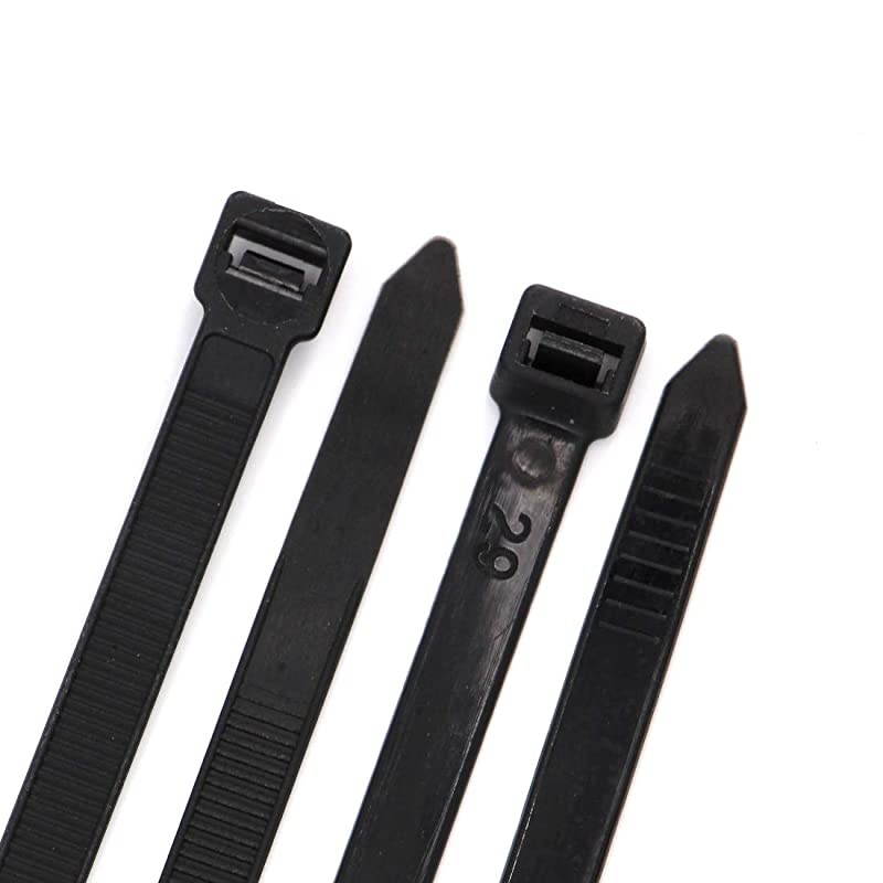 Large 120LBS Tensile Strength Zip Ties 12 Inch Heavy Duty Black Industrial Durable Cable Ties Office Organizer Gardening Ties Tools 50 Pack Black