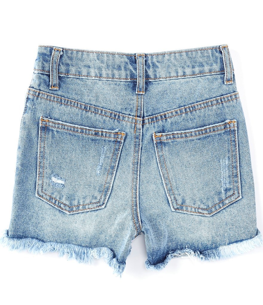 Angie Big Girls 7-14 Smocked Tie-Dye Shorts