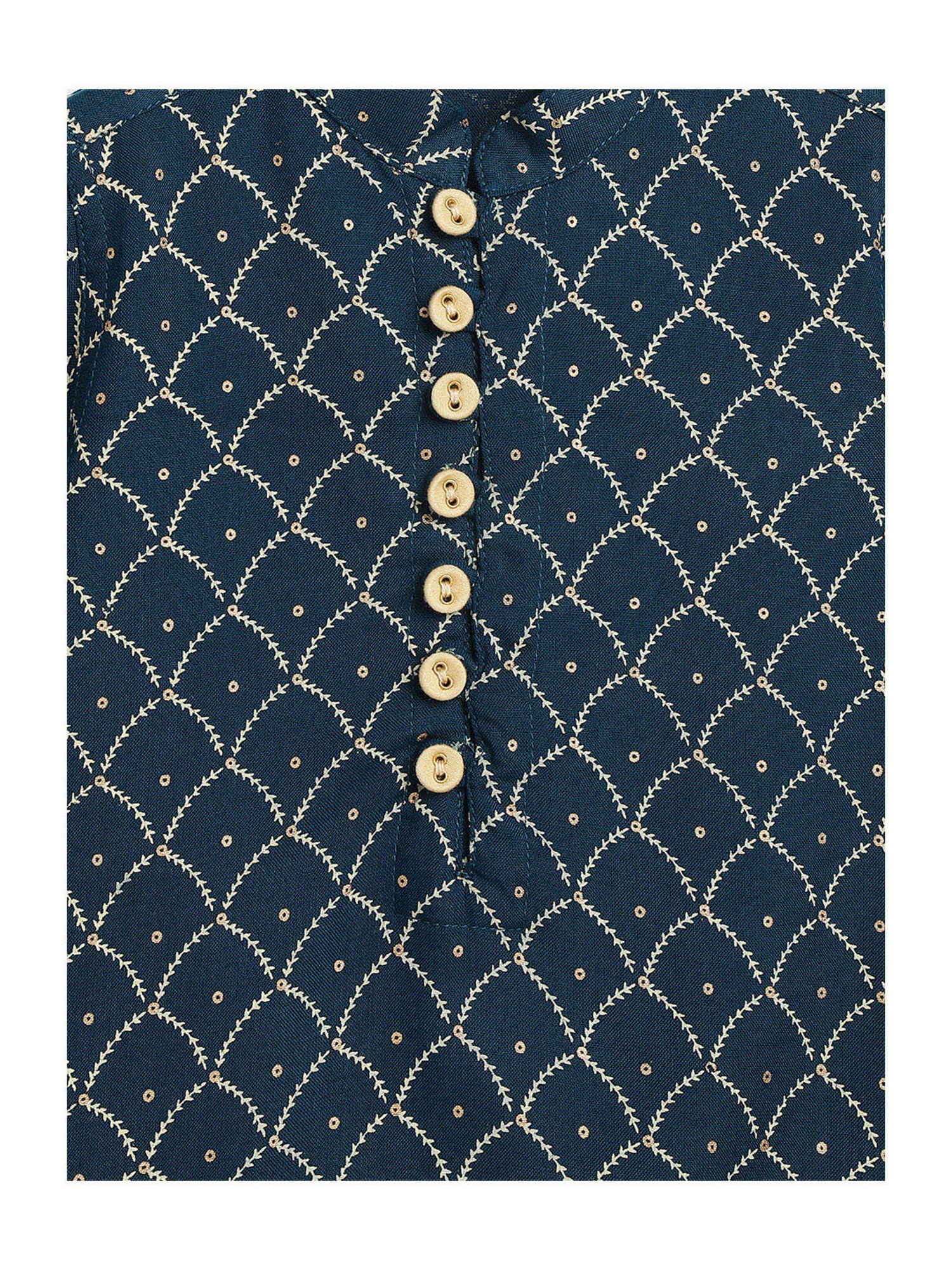 Campana Kids Teal & Gold Embellished Full Sleeves Kurta with Dhoti