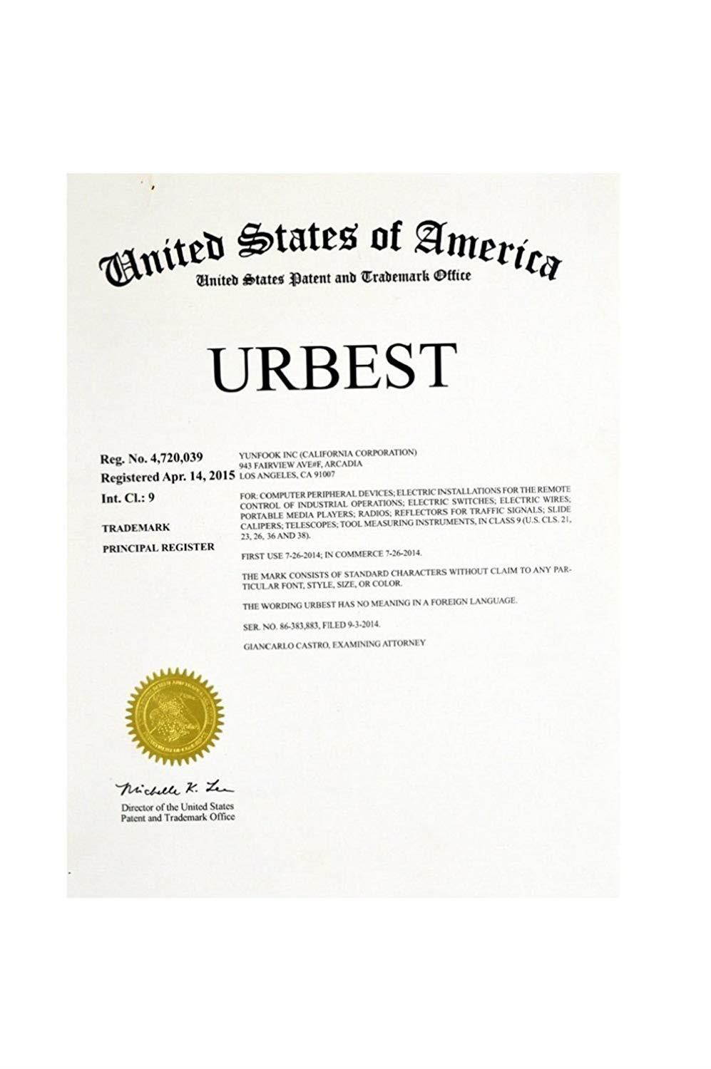 URBEST 62.5cm 4 Sections Stainless Steel AM FM Telescopic Radio Antenna Pole Replacement