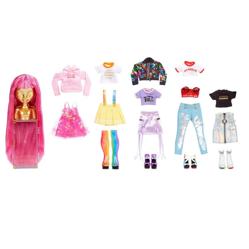 Rainbow High Fashion Studio with Free Exclusive Doll and Rainbow of Fashions and 2 Sparkly Wigs