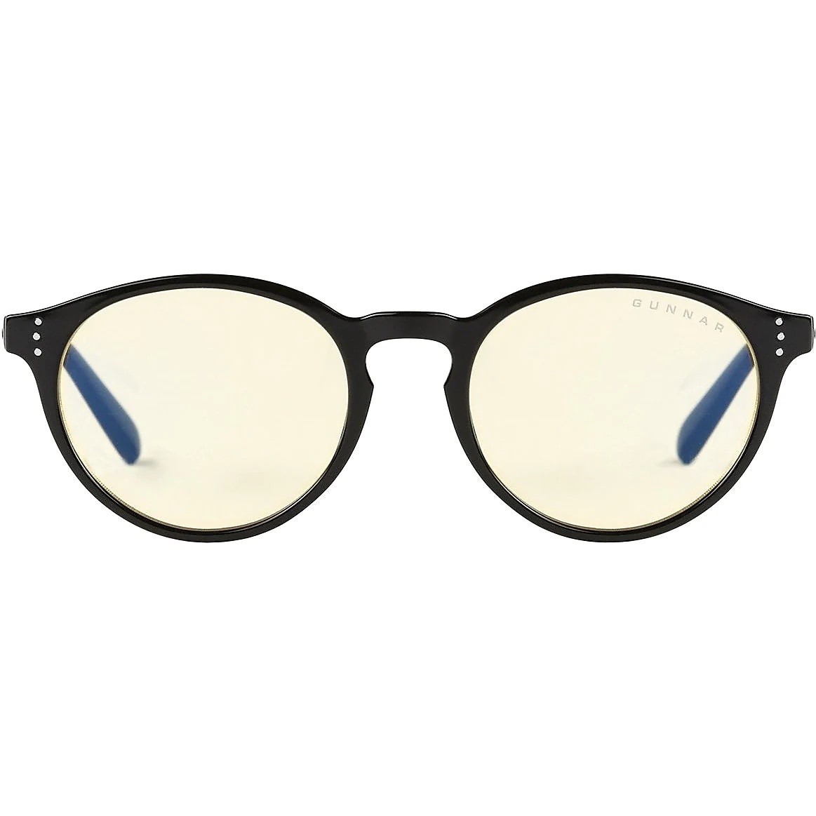 Gunnar Optiks ATT-00101 Attache Computer Glasses - Block Blue Light, Anti-Glare, Minimize Digital Eye Strain, Onyx/Amber