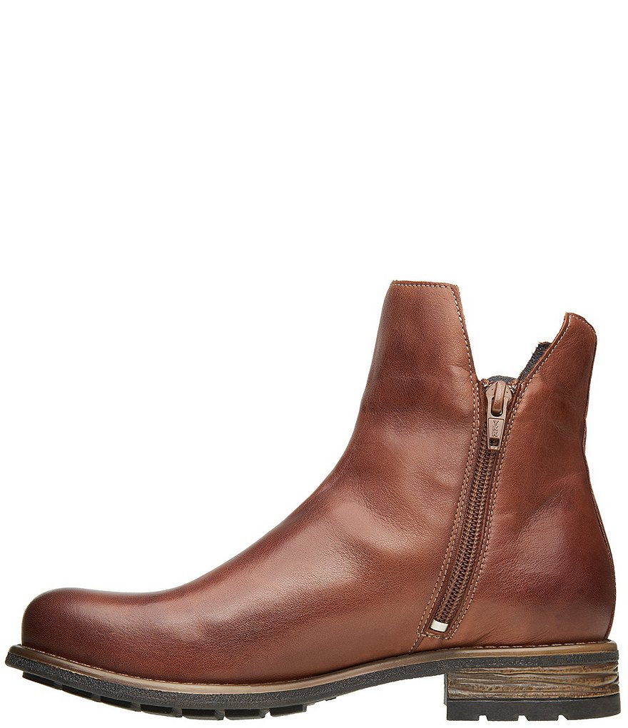 Taos Footwear Zip It Leather Booties