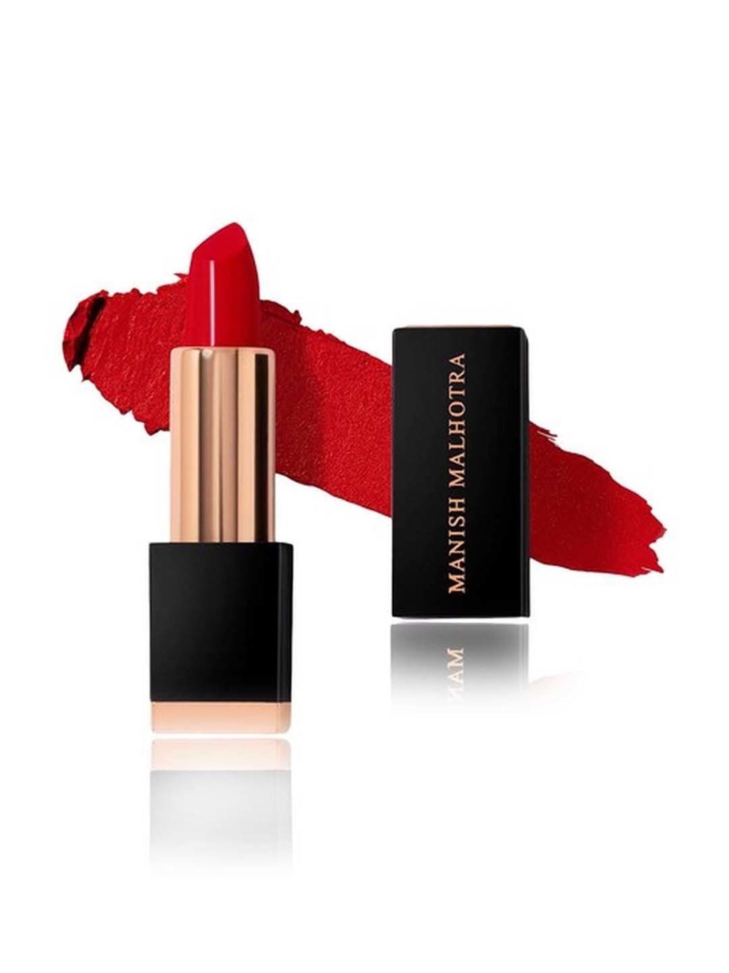 Manish Malhotra Beauty by MyGlamm Soft Matte Lipstick Romantic Rouge - 4 gm