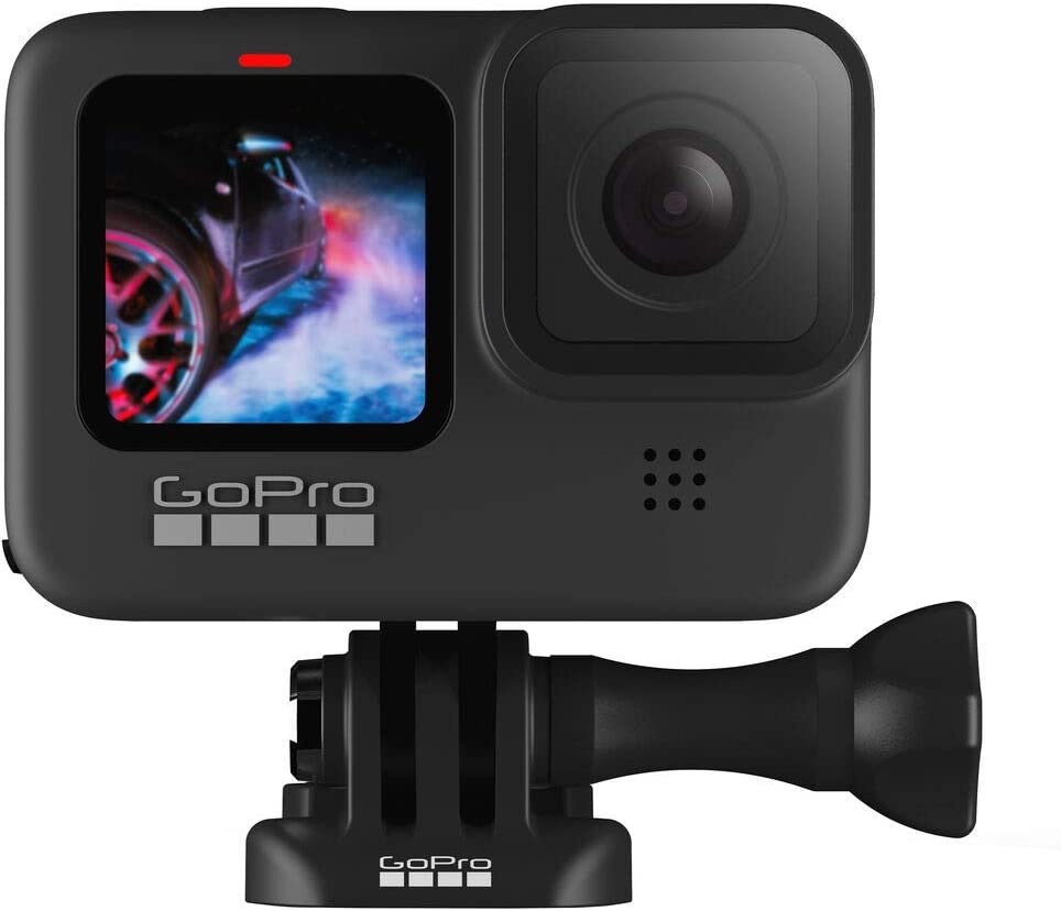 GoPro HERO9 Black, Waterproof Action Camera, 5K/4K Video, Starter Bundle with Extra Battery, Floating Hand Grip, 32GB microSD Card, Card Reader