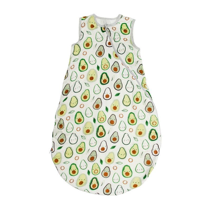 Loulou Lollipop Muslin Sleep Sack Wearable Blanket - Avocado 12-24M