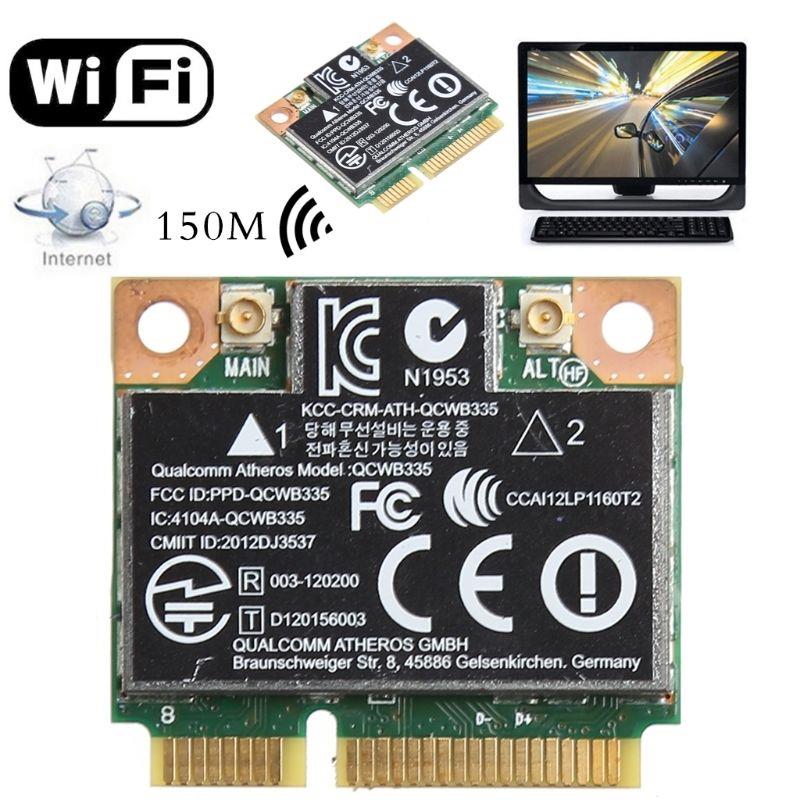 Mini Bluetooth 4.0 Wifi Wireless PCI-E Card For HP QCWB335 AR9565 SPS 733476-001