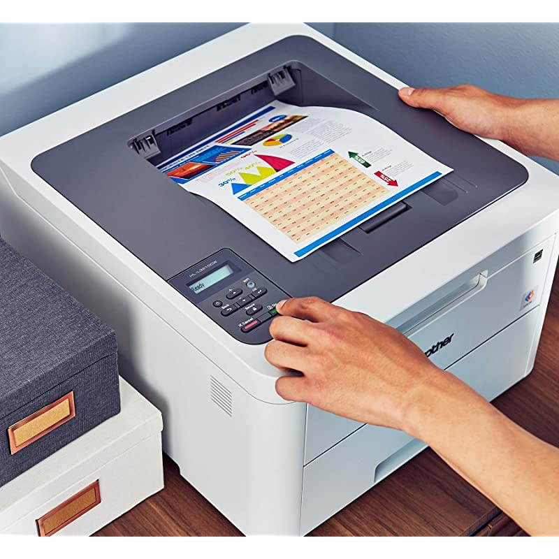 HL-L3210CW Compact Digital Color Printer Providing Laser Printer Quality Results with Wireless