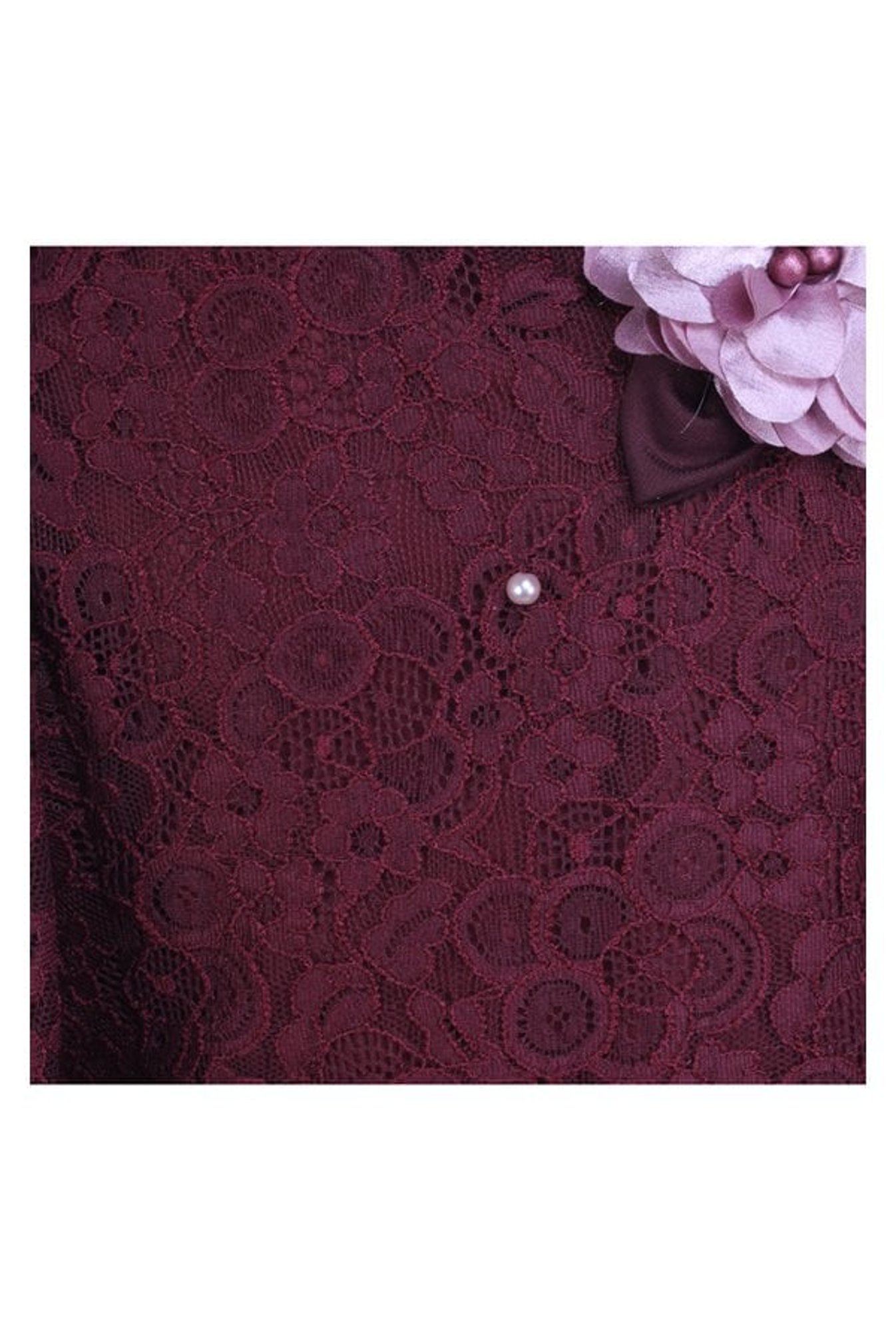 Cutecumber Kids Plum Lace Top