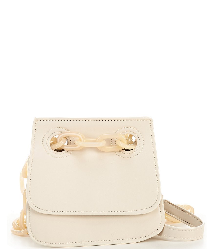 House of Want OG Chain Link Strap Vegan Leather Shoulder Bag