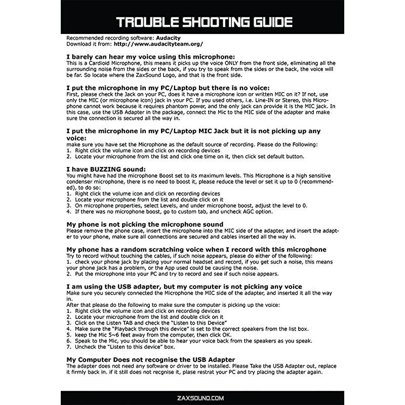 SF666PRO Professional Cardioid Condenser Microphone and Tripod Stand for PC, Laptop, iPhone, iPad, Android Phones, Tablets, xBox and YouTube Recording 6" Black