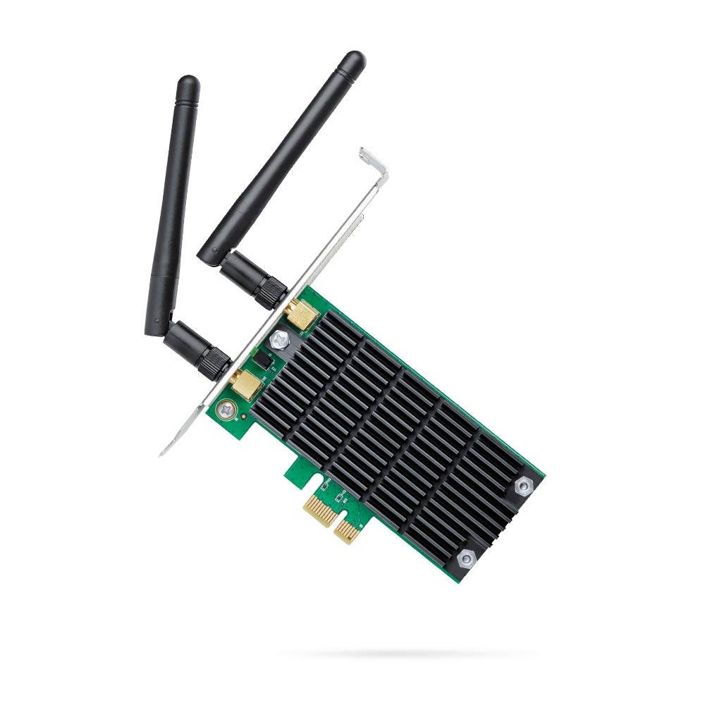 TP-Link AC1200 PCIe Wireless Wifi PCIe Card | 2.4G/5G Dual Band Wireless PCI Express Adapter | Low Profile, Long Range Beamforming Heat Sink Technology | Supports Windows 10/8.1/8/7/XP 802.11ac/a/b/g