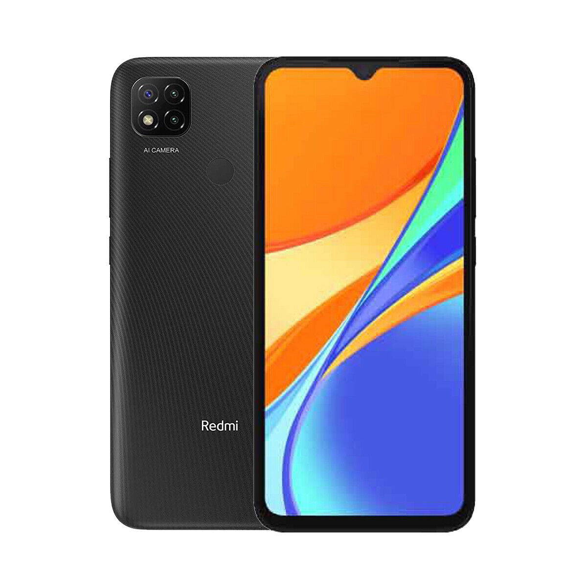 Xiaomi Redmi 9C Dual-SIM 32GB ROM + 2GB RAM (GSM Only | No CDMA) Factory Unlocked 4G/LTE Smartphone (Midnight Grey) - International Version