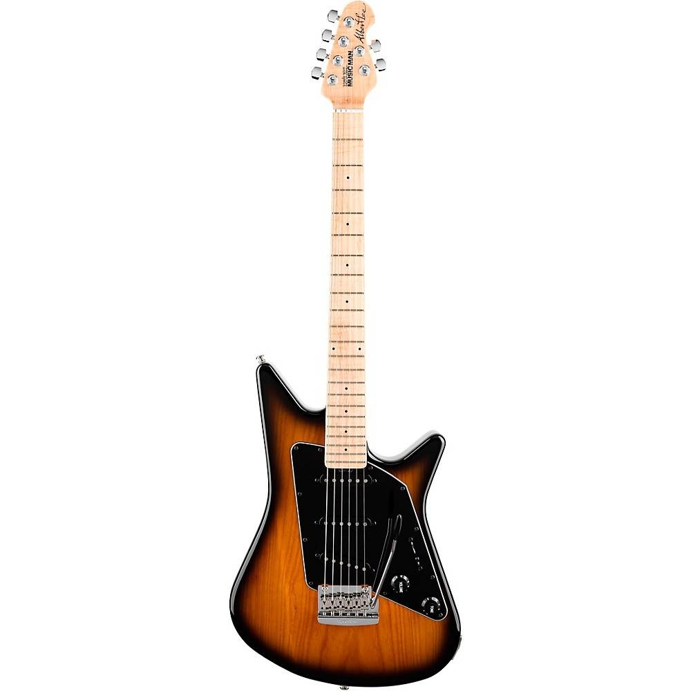 Ernie Ball Music Man Albert Lee Signature SSS Electric Guitar Vintage Tobacco