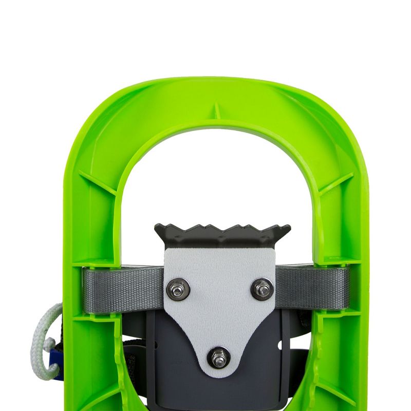 Yukon Charlie's Junior Scout 7 x 16 Durable Youth Hiking Molded Snowshoes, Green