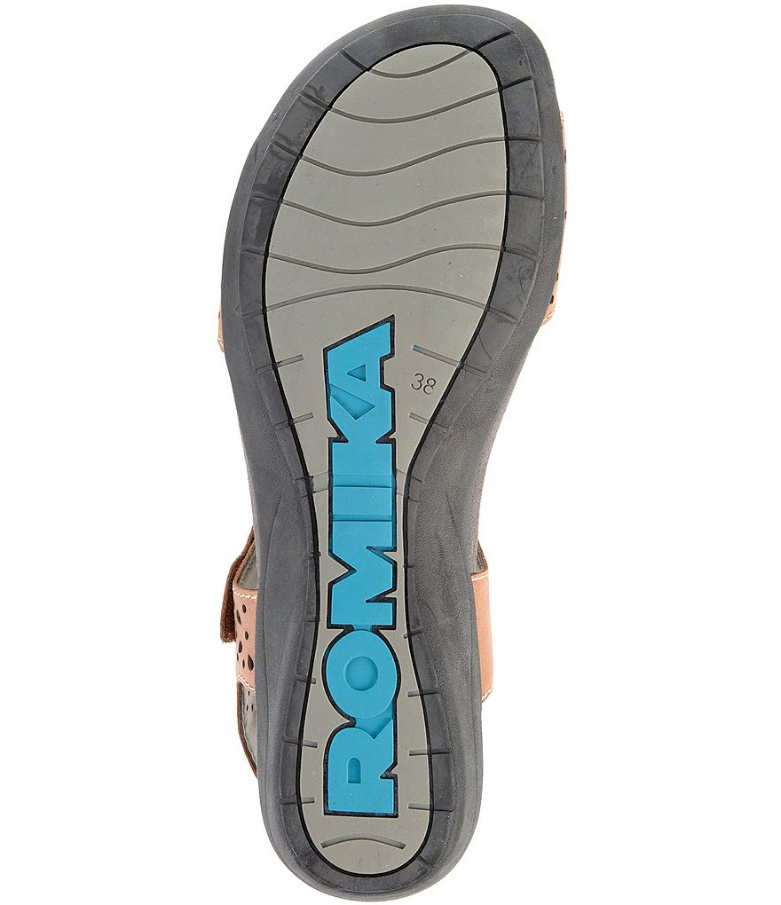 Romika Tahiti03 Leather Laser Cut Detail Sandals