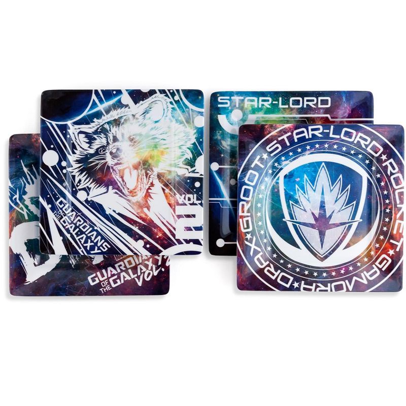 Se7en20 Marvel Guardians of the Galaxy Vol. 2 8" Plastic Plates - 4 pack