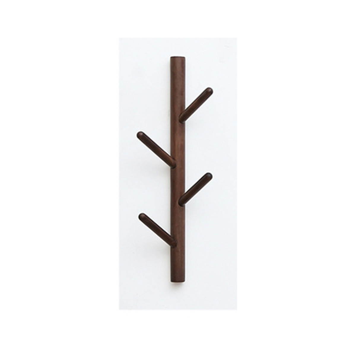 Coat Rack Home Wall-mounted Seamless Hook Modern and Simple Household Hanging Wall Hooks-Coffee