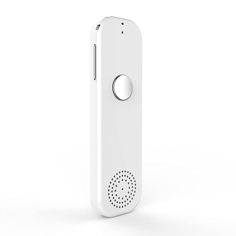 Easy Trans Smart Language Translator Device Electronic Pocket Voice Bluetooth 52 Languages for Learning Travel Shopping Business White
