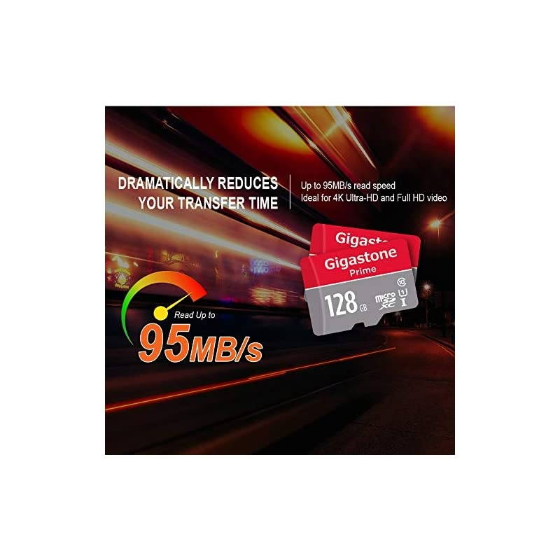 128GB Micro SD Card Gaming Plus Nintendo Switch Compatible High Speed 100MBs 4K Video Recording Micro SDXC UHSI A1 Class 10